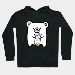 Baby Polar Bear Loves Boba Tea! Hoodie